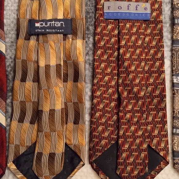 Roundtree & Yorke set of 10 vintage neckties - Picture 5 of 12